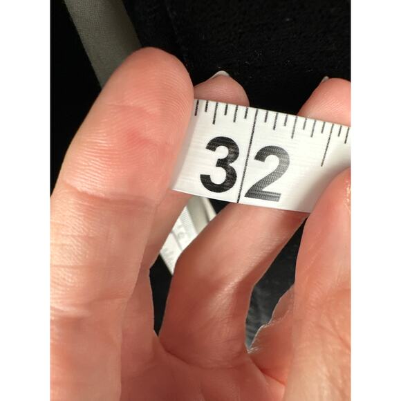 Old Navy Pants Womens Medium Black Velvet Taylor Wide Leg Trousers High Rise - Picture 7 of 8